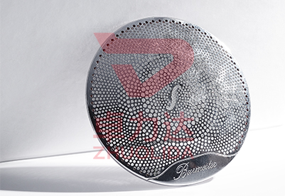 Headphone speaker net etching processing